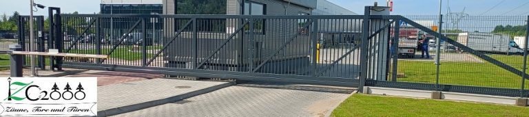 zauncenter 2000 posthausen industriezaun schiebetor 007