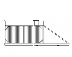 zauncenter 2000 sicherheitszaun schiebetore skandi 001